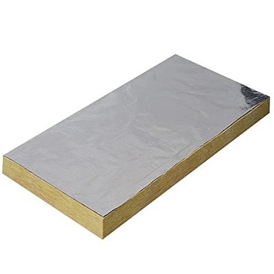 Aluminum Foil Faced Rock Wool Board - High-Efficiency Thermal & Acoustic Insulation for Walls and Ducts
