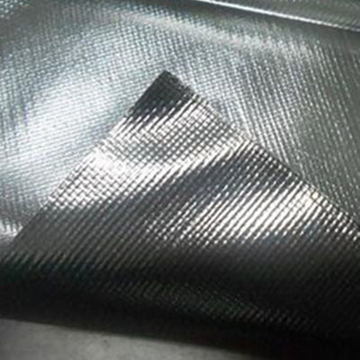 Flame Retardant Aluminum-Glass Cloth Foil Facing - Duct Wrap and Mineral Wool Lamination for Building Insulation