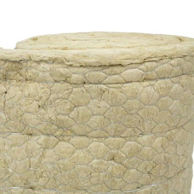 Double-Sided Wire Mesh Rock Wool Blanket for High-Temp Gaskets & Seals