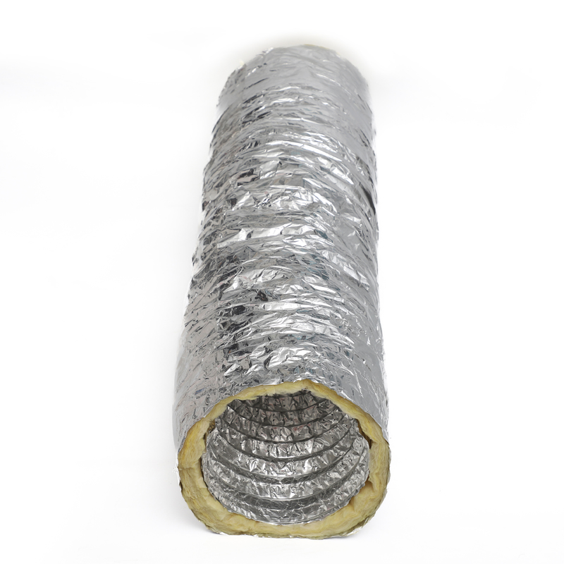 Sound-Reducing Multi-Layer Flexible HVAC Duct with -30 to +250°C Temperature Range and 30 m/s Air Flow Velocity