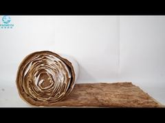 ผ้าห่มใยแก้วสีน้ำตาลใหม่ พร้อมแผ่นปิดสีขาว